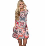 Vintage Boho Fashion Womens Evening Party Dress