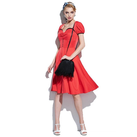 1950's Rockabilly Style Women's Vintage Dress