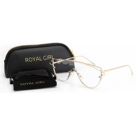 ROYAL GIRL Vintage Women Sunglasses Brand Designer Oversize Glasses ss565